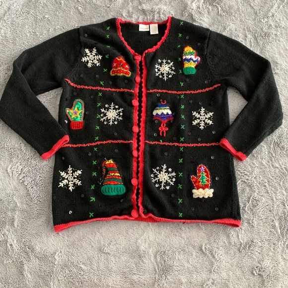 Cherokee Sweaters - Christmas Holiday Cardigan